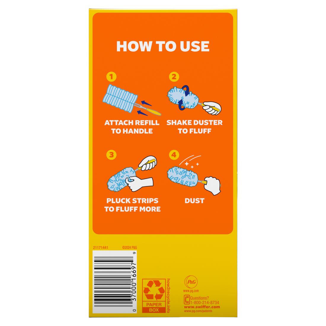 Swiffer Dusters Refill For Cleaning Feather & Microfiber Duster Alternative Lavender - 10ct/4pk