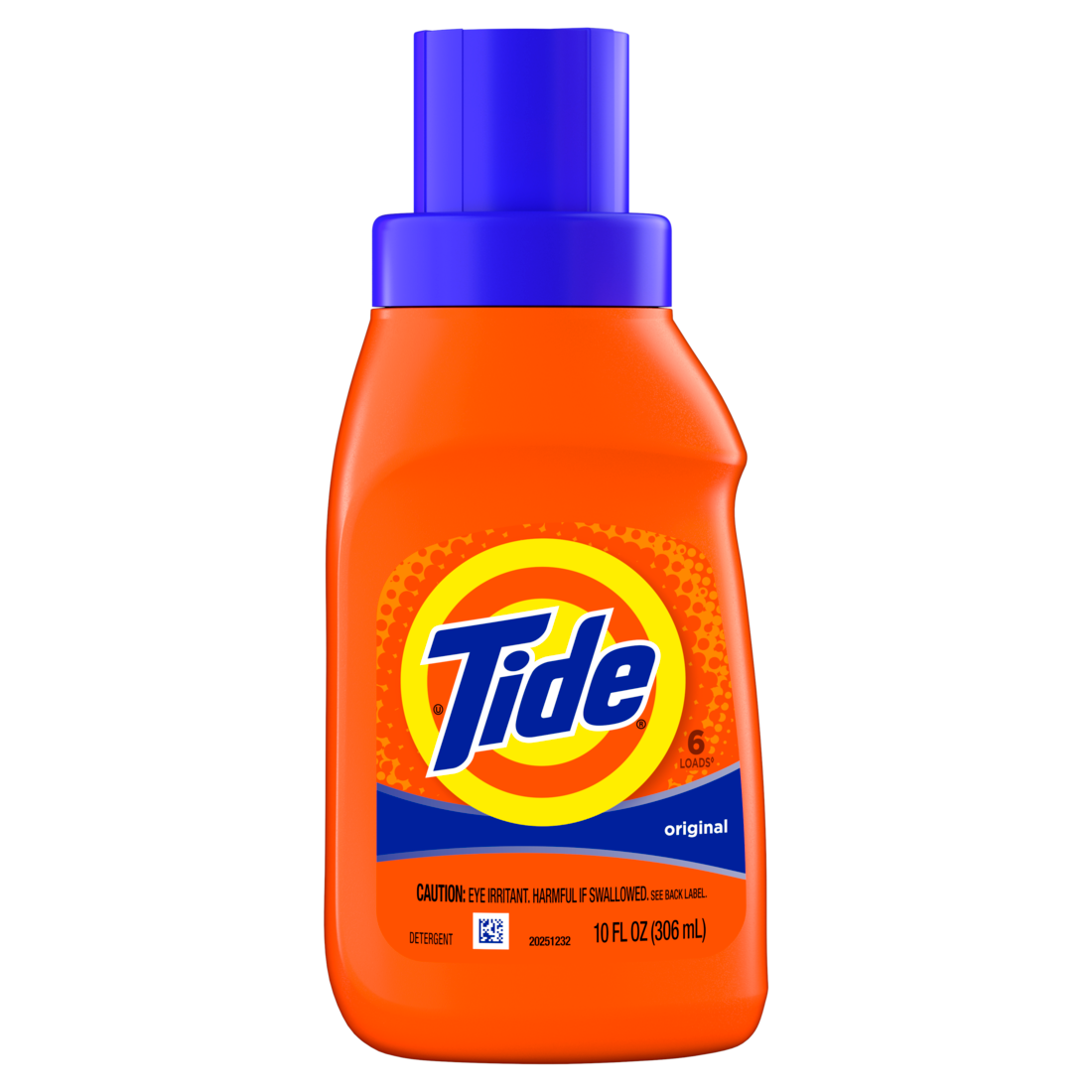Tide Laundry Detergent Liquid Original Scent 6 Loads Works On 100% Of Common Stains - 10oz/12pk