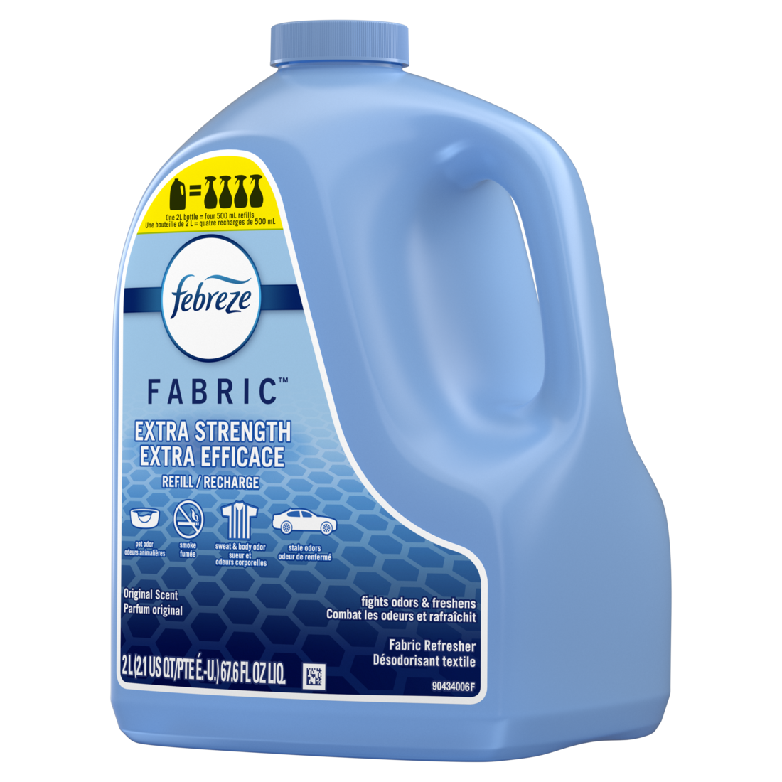 Febreze Odor-Fighting Fabric Refresher Extra Strength Original Refill - 67.6oz/2pk