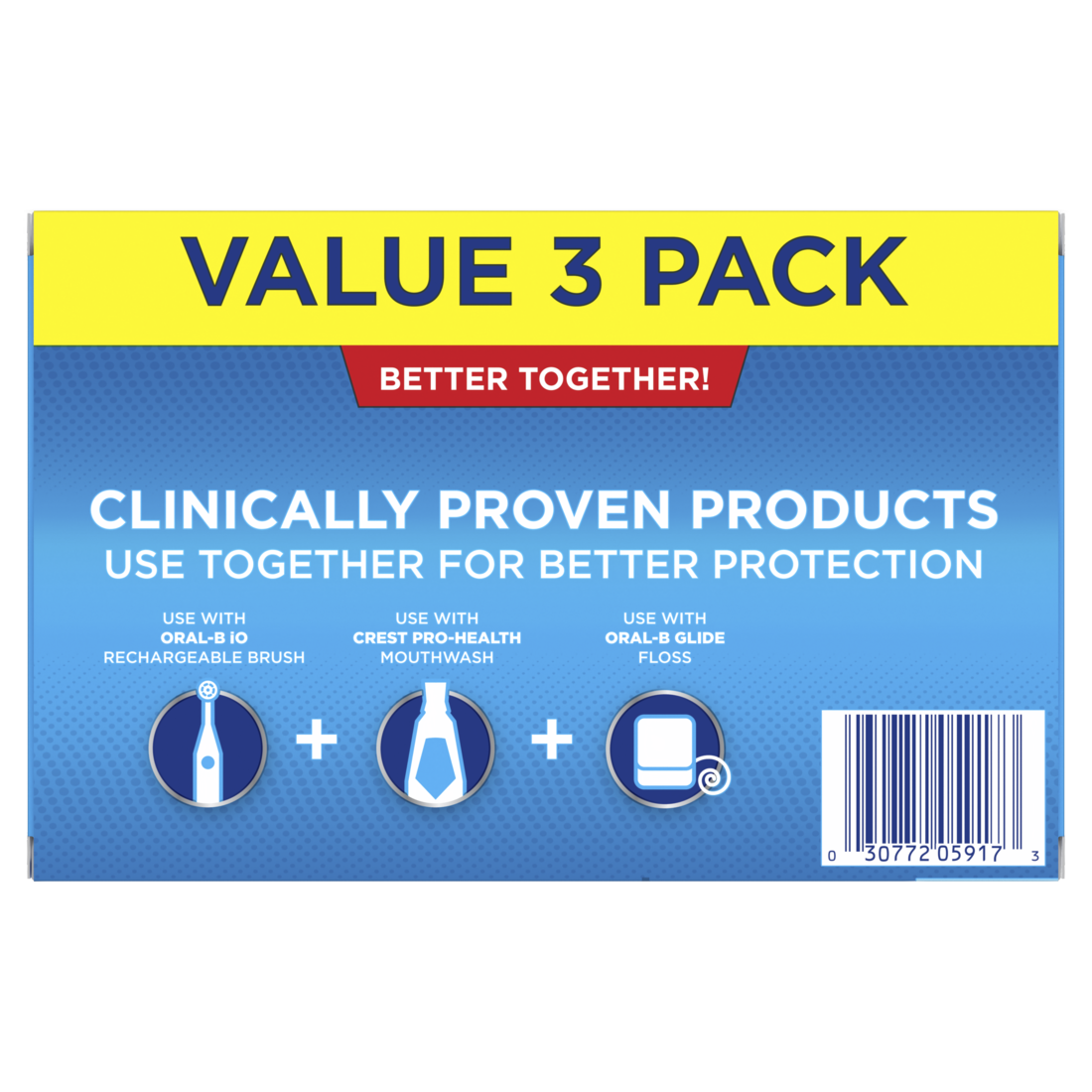 Crest Pro-Health Smooth Formula Toothpaste Clean Mint Paste Triple Pack - (3x4.3)oz/4pk