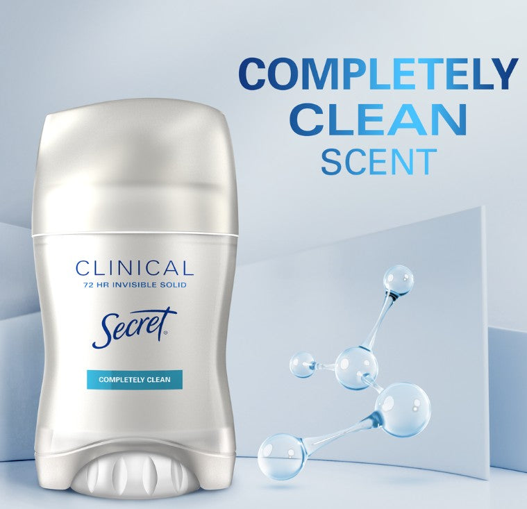 Secret Clinical Strength Invisible Solid Antiperspirant and Deodorant  - 1.6oz/12pk