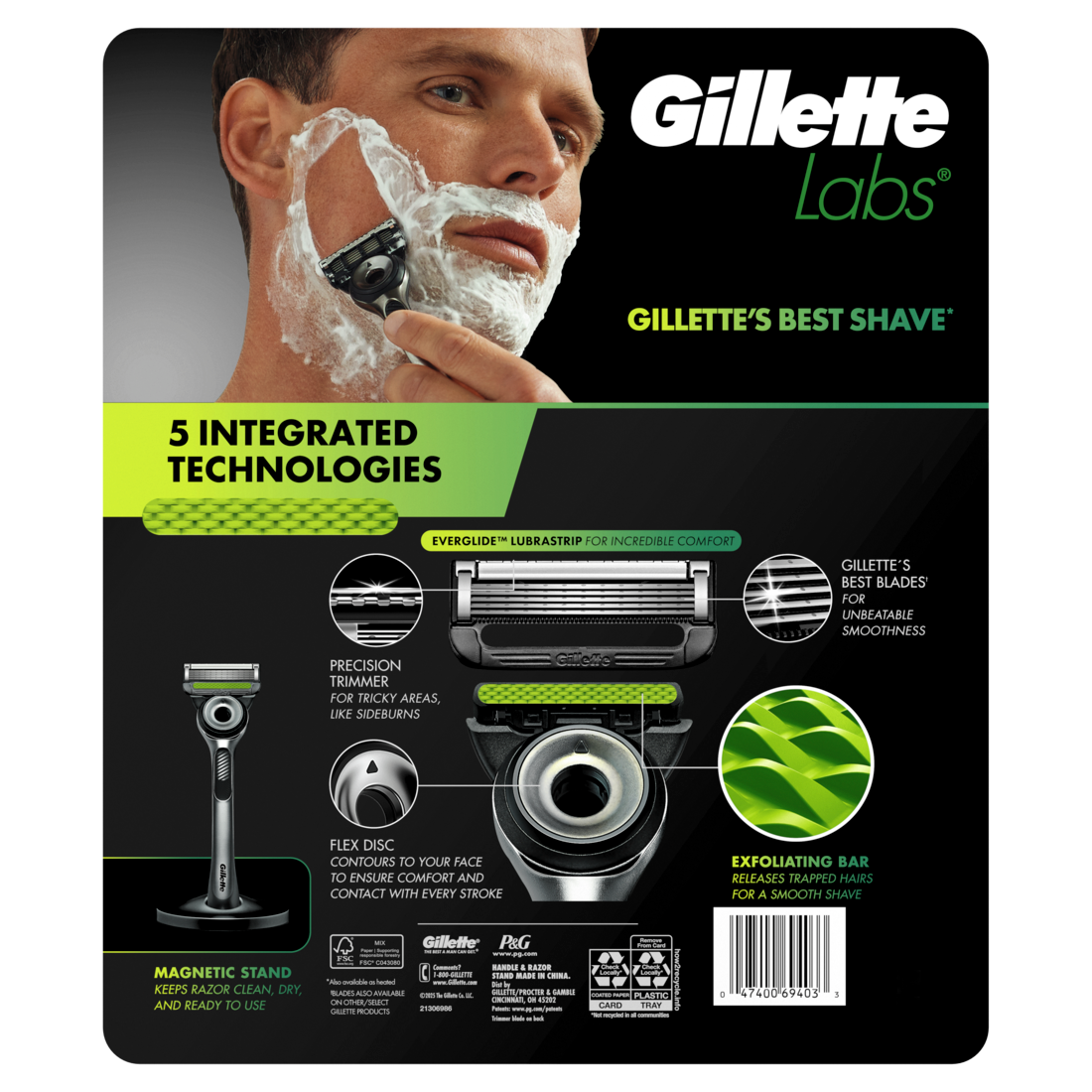 GilletteLabs 1 Handle 8 Cartridges Pallet - 1set/270pk