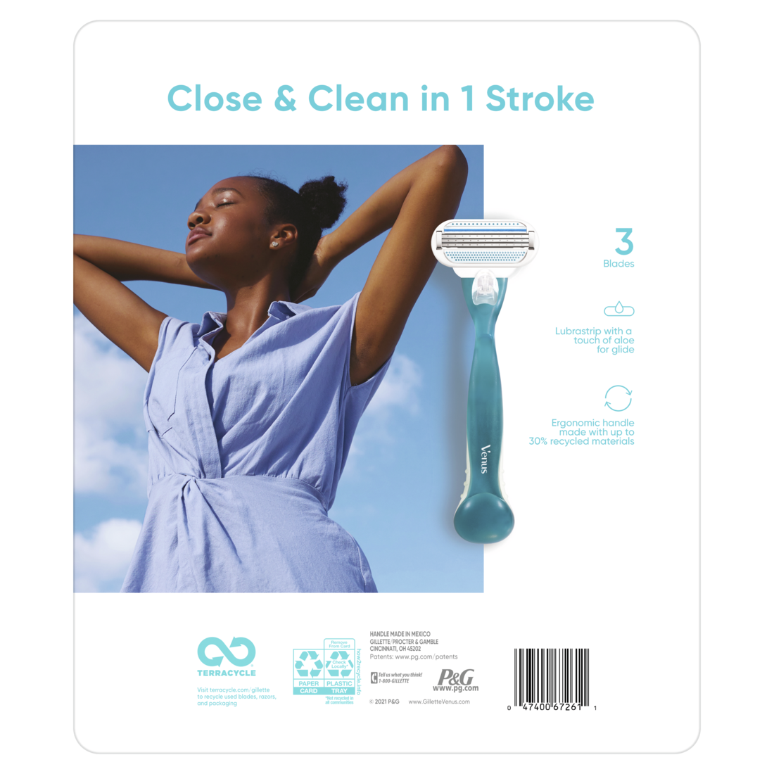 Gillette Venus Smooth Women's Razor - 1 Handle + 16 Refills - (1+16)ct/18pk