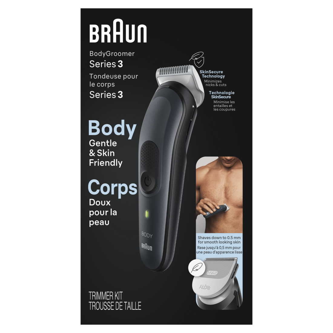 Braun Styler BG3340 BodyGroom NA - 1box/3pk