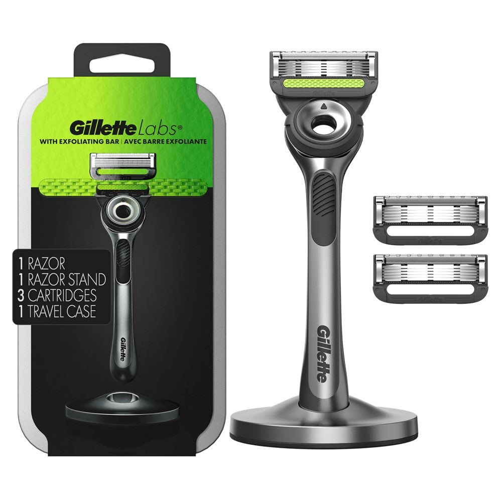 GilletteLabs Exfoliating Razor Travel Pack - 3ct/24pk
