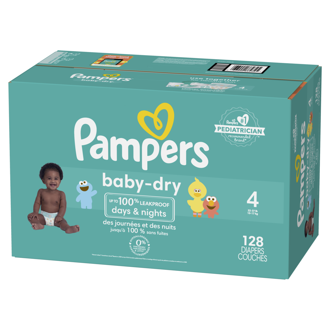 Pampers Baby Dry Size 4 Giant Pack - 128ct/1pk