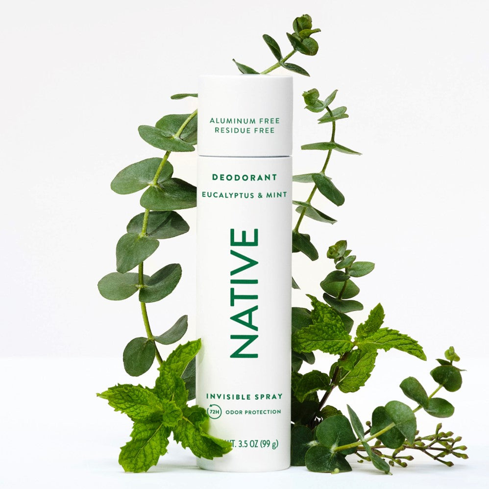 Native Eucalyptus & Mint Whole Body Spray Deodorant - 3.5oz/12pk