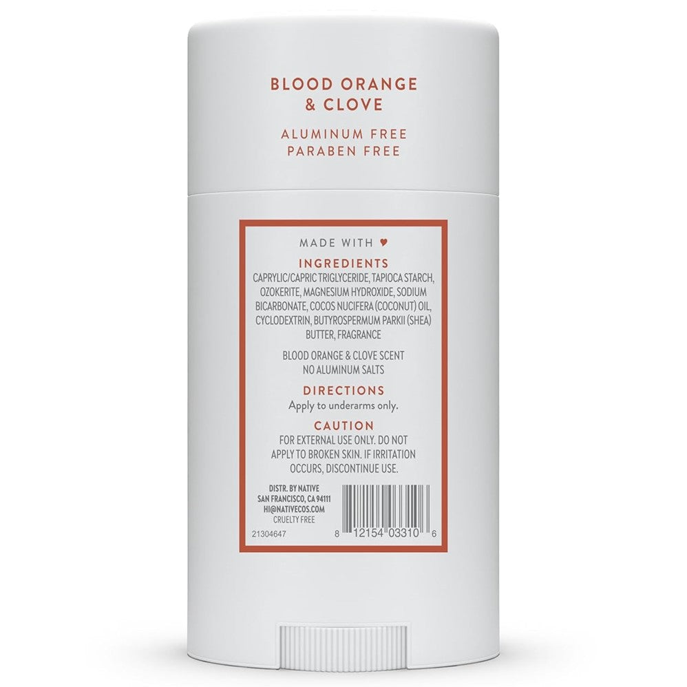 Native Blood Orange & Clove Deodorant - 2.65oz/12pk