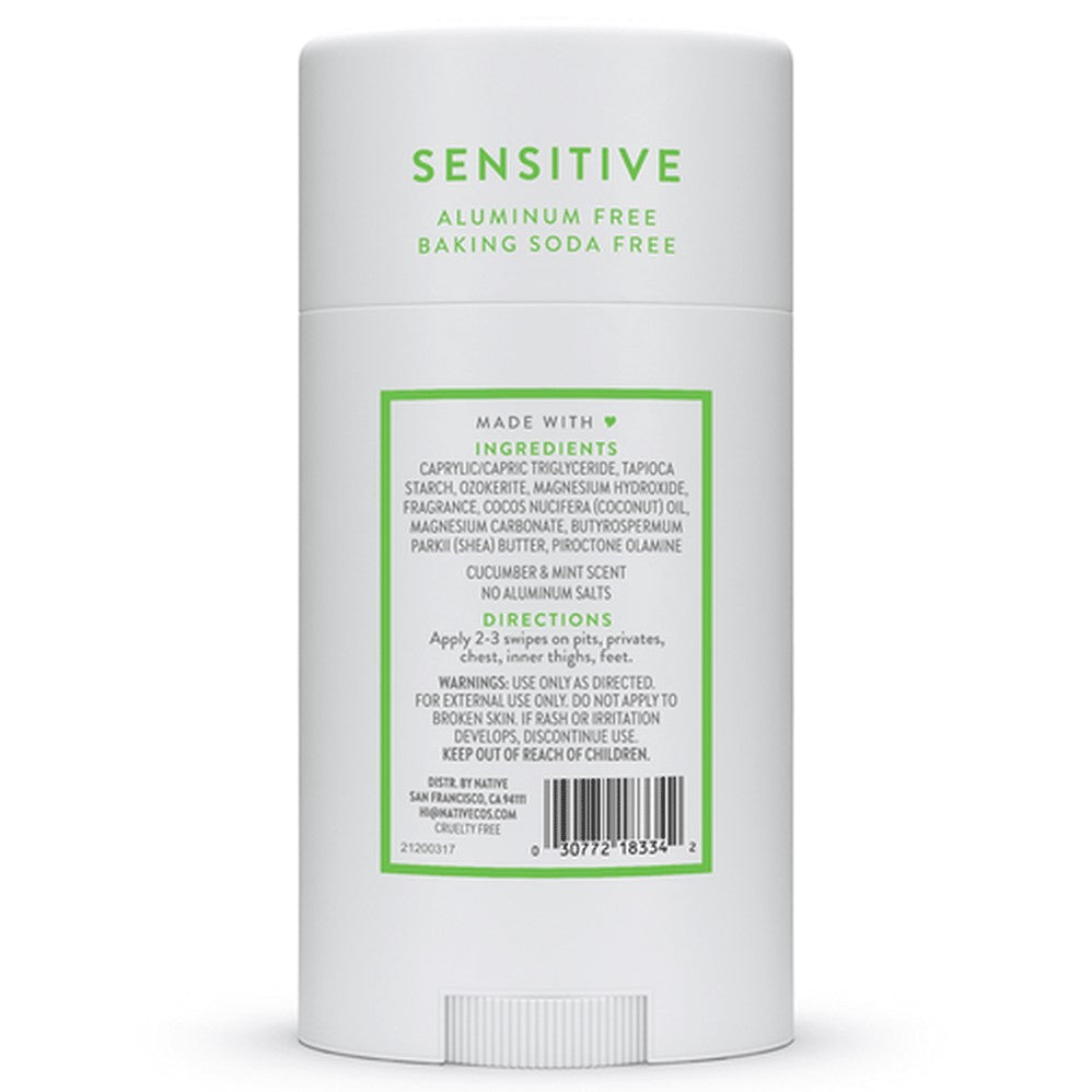 Native Cucumber & Mint Sensitive Whole Body Deodorant - 2.4oz/12pk