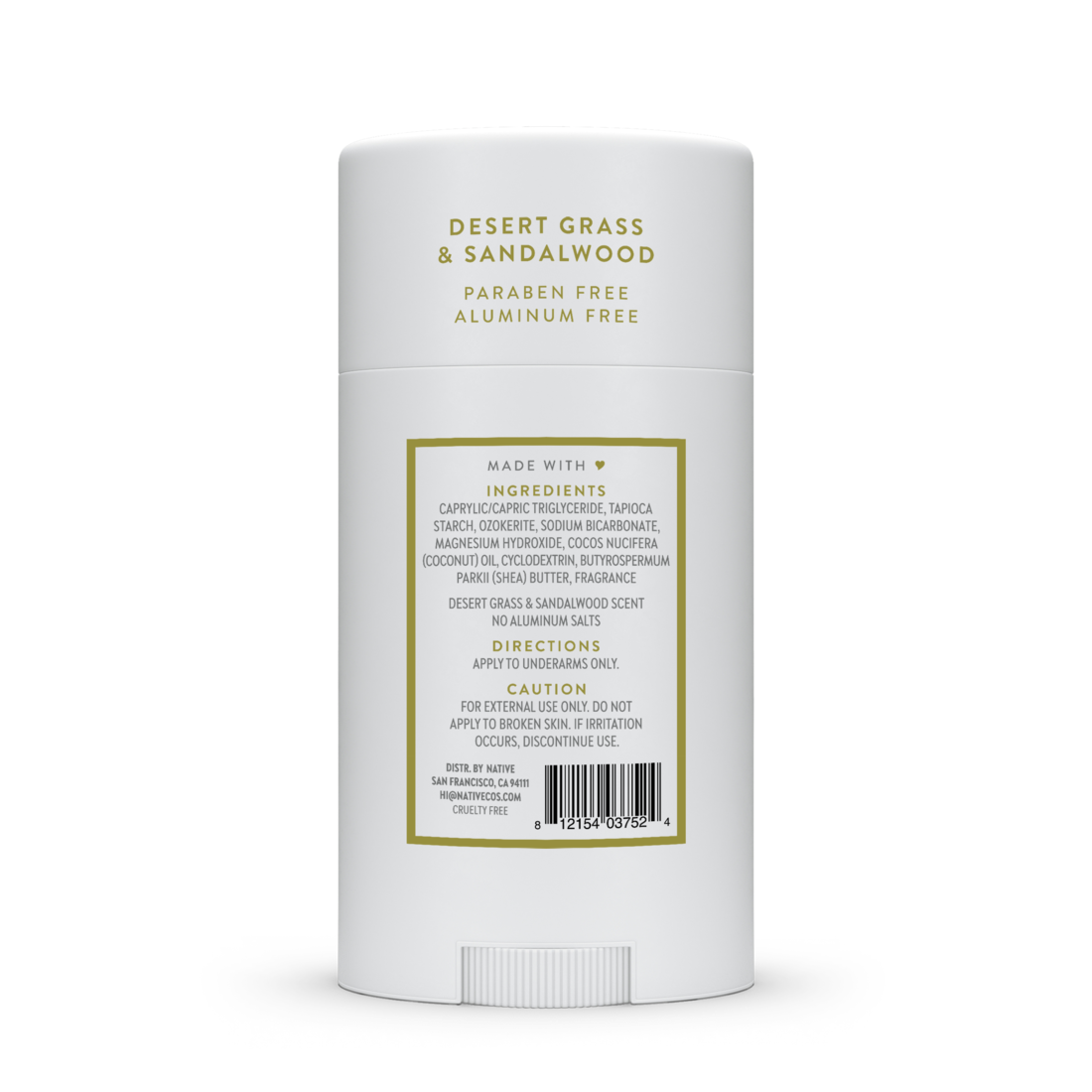 Native Desert Grass & Sandalwood Deodorant - 2.65oz/12pk
