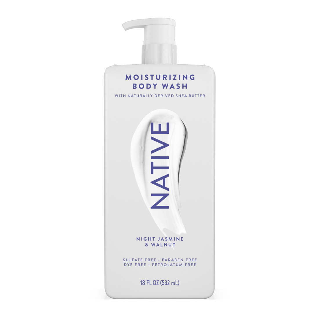 Native Night Jasmine & Walnut Moisturizing Body Wash - 18oz/6pk
