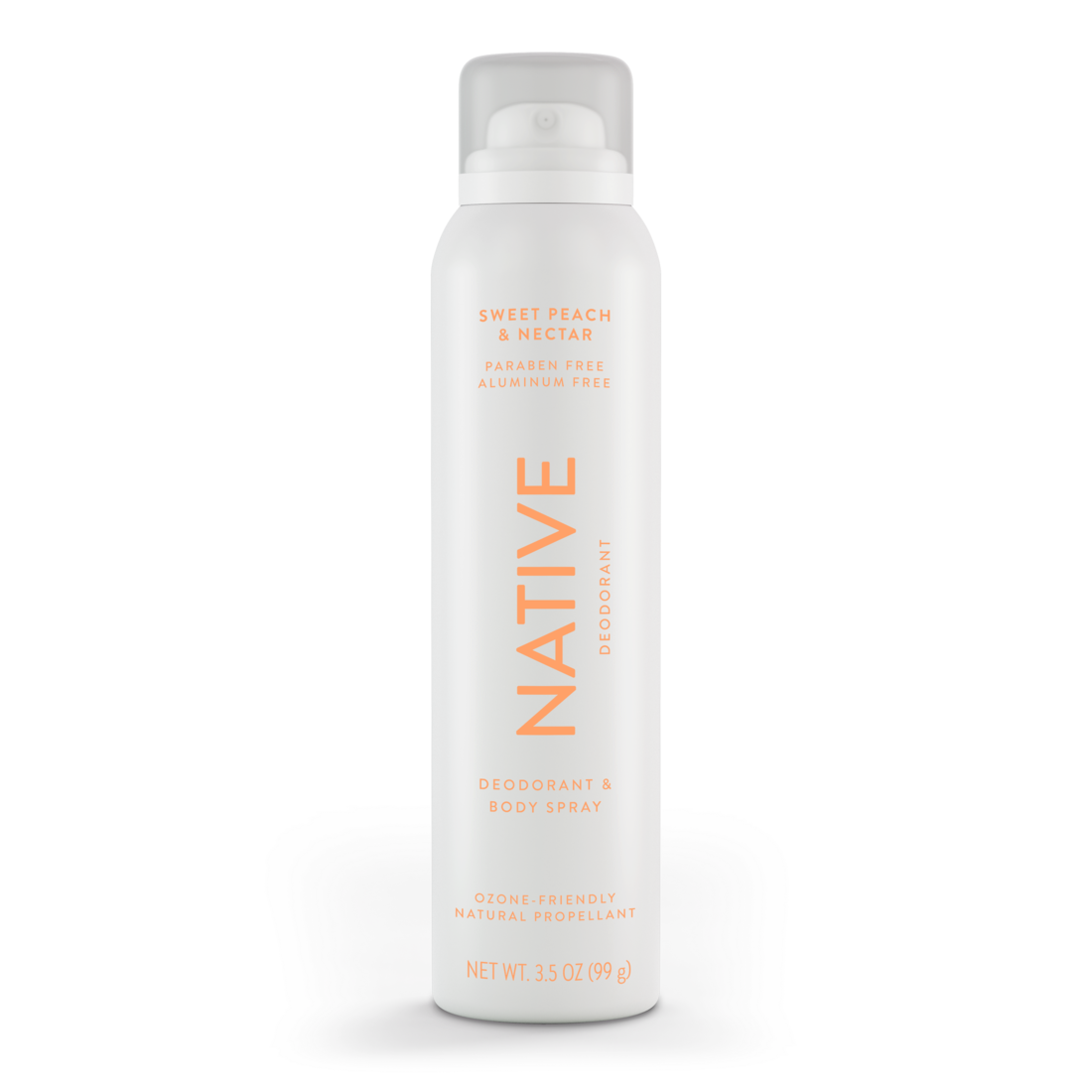 Native Sweet Peach & Nectar Spray Deodorant - 3.5oz/12pk
