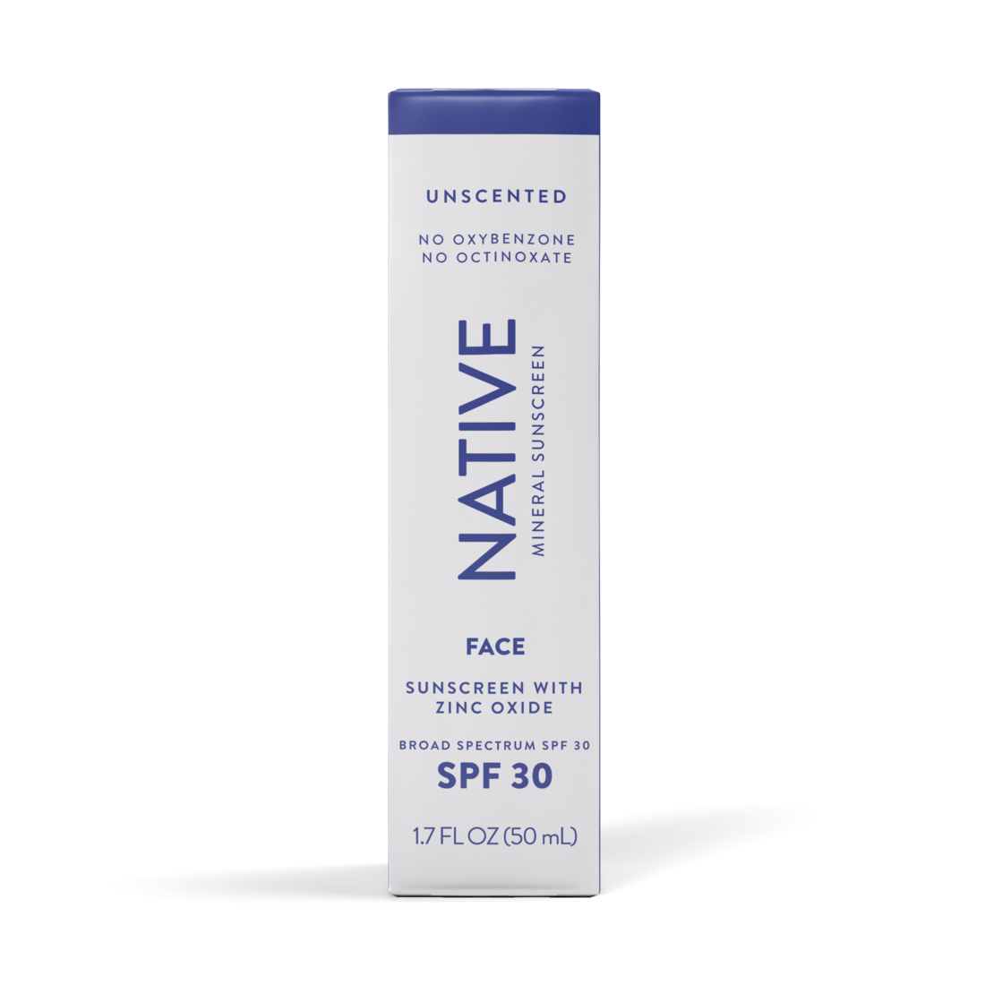 Native Unscented Face Sun Screen - 1.7oz/12pk