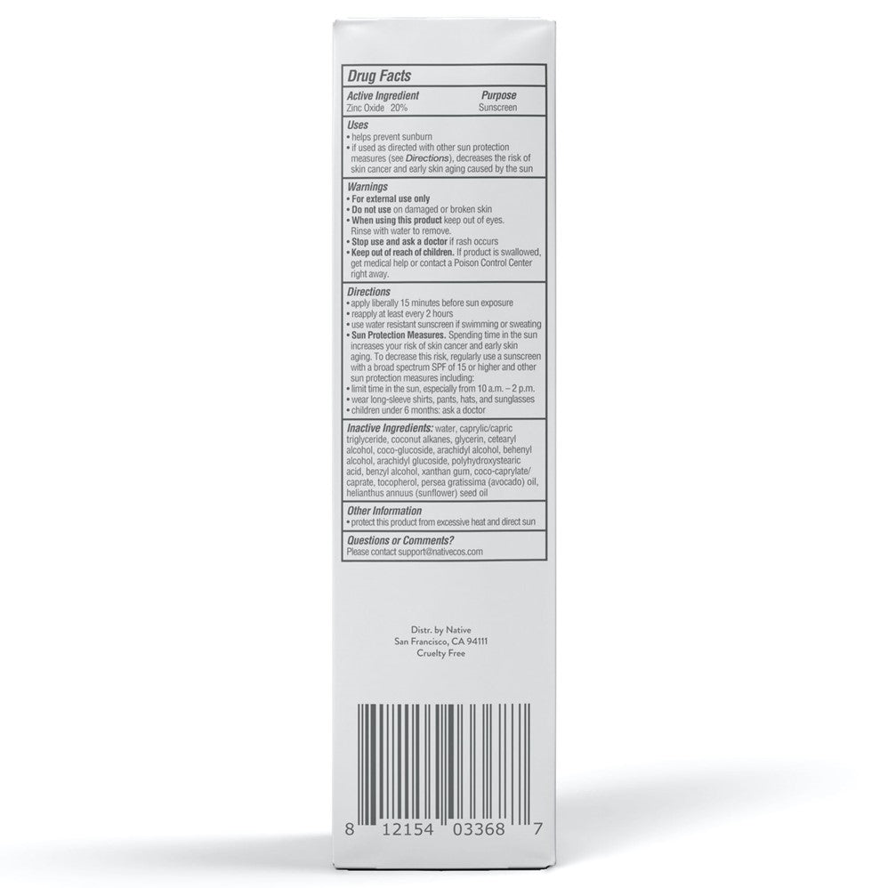 Native Sun Unscented Sunscreen - 1.7oz/12pk