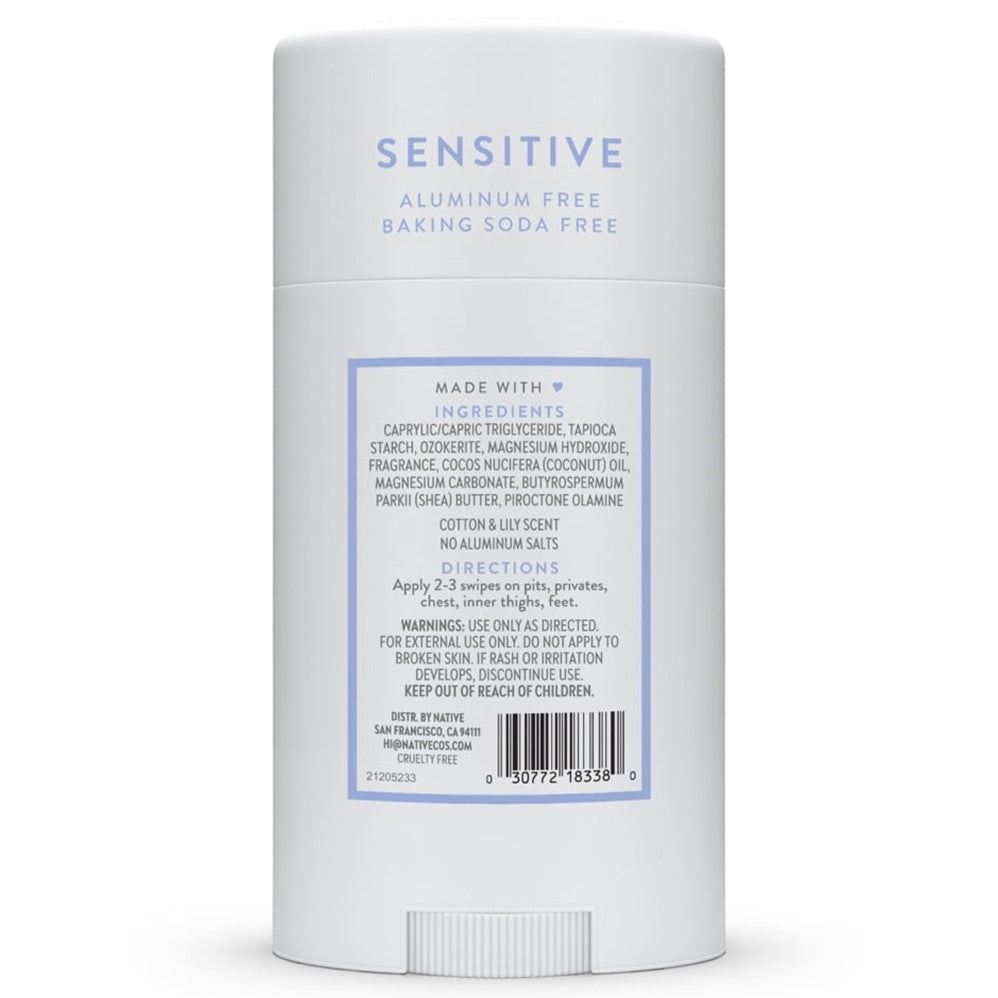 Native Cotton & Lily Sensitive Whole Body Deodorant - 2.4oz/12pk