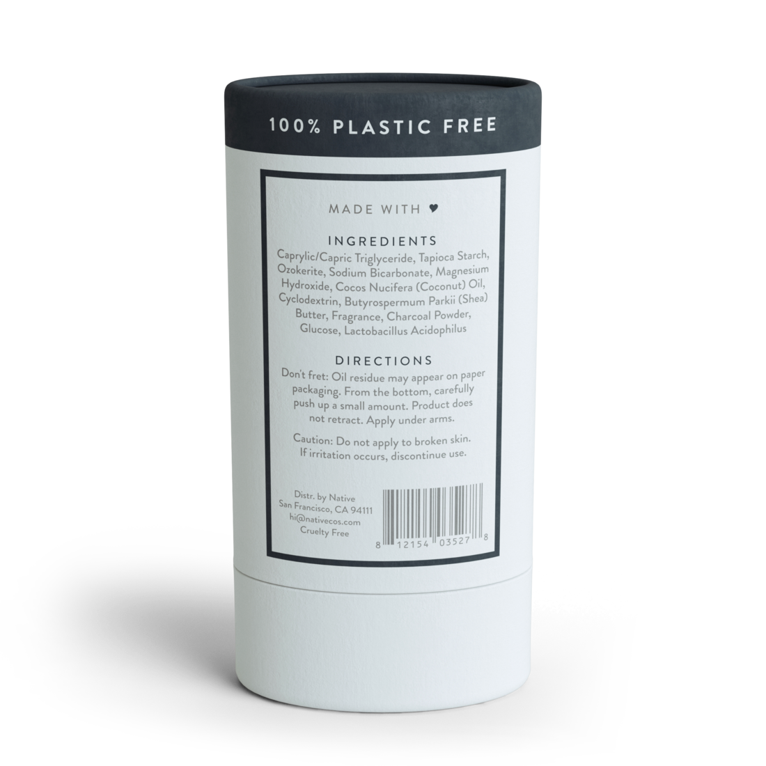Native Charcoal Deodorant - 2.65oz/9pk