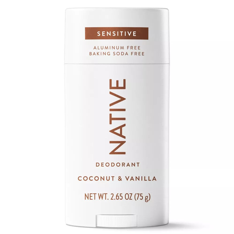 Native Coconut & Vanilla Sensitive Deodorant - 2.65oz/12pk