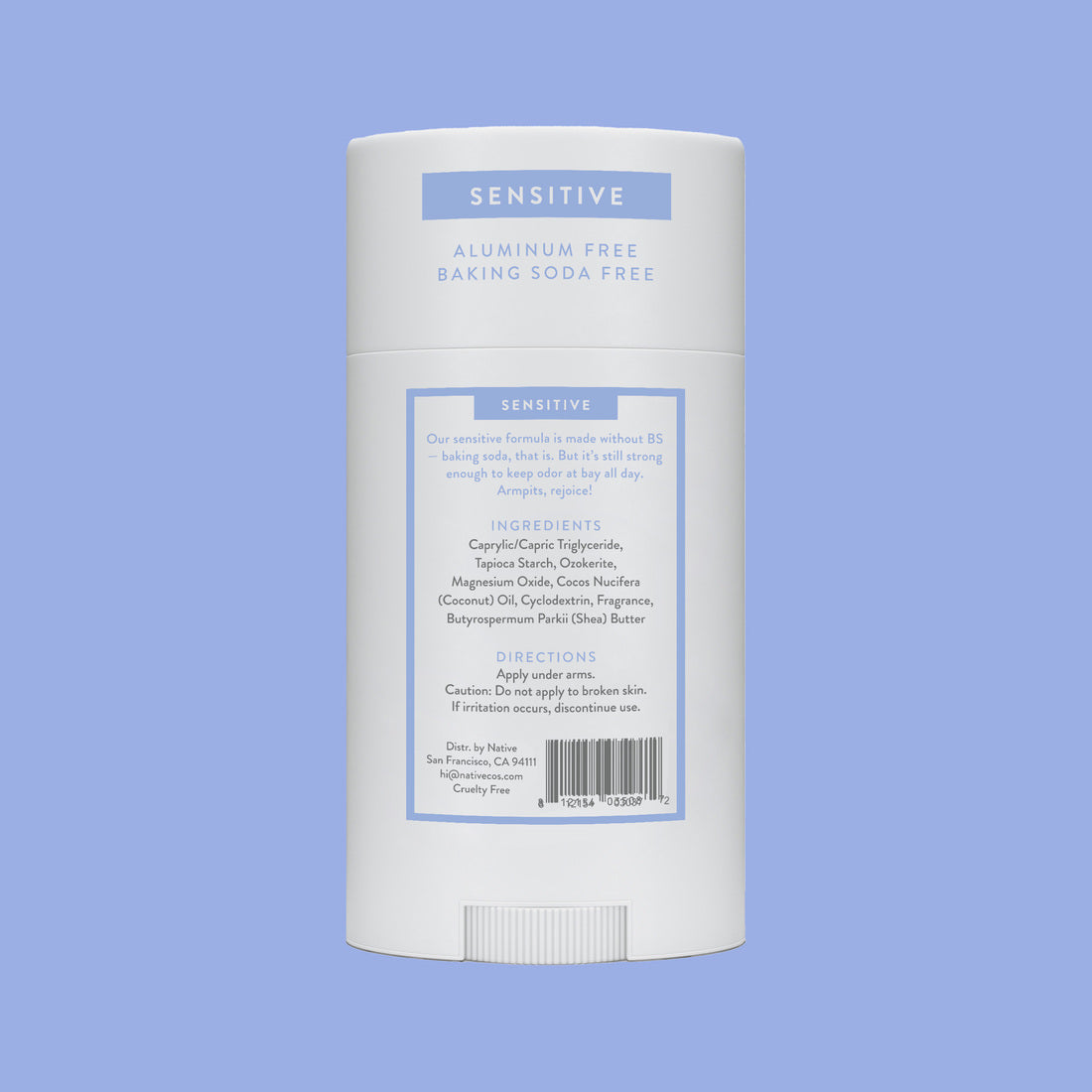 Native Cotton & Lily Sensitive Deodorant - 2.65oz/12pk