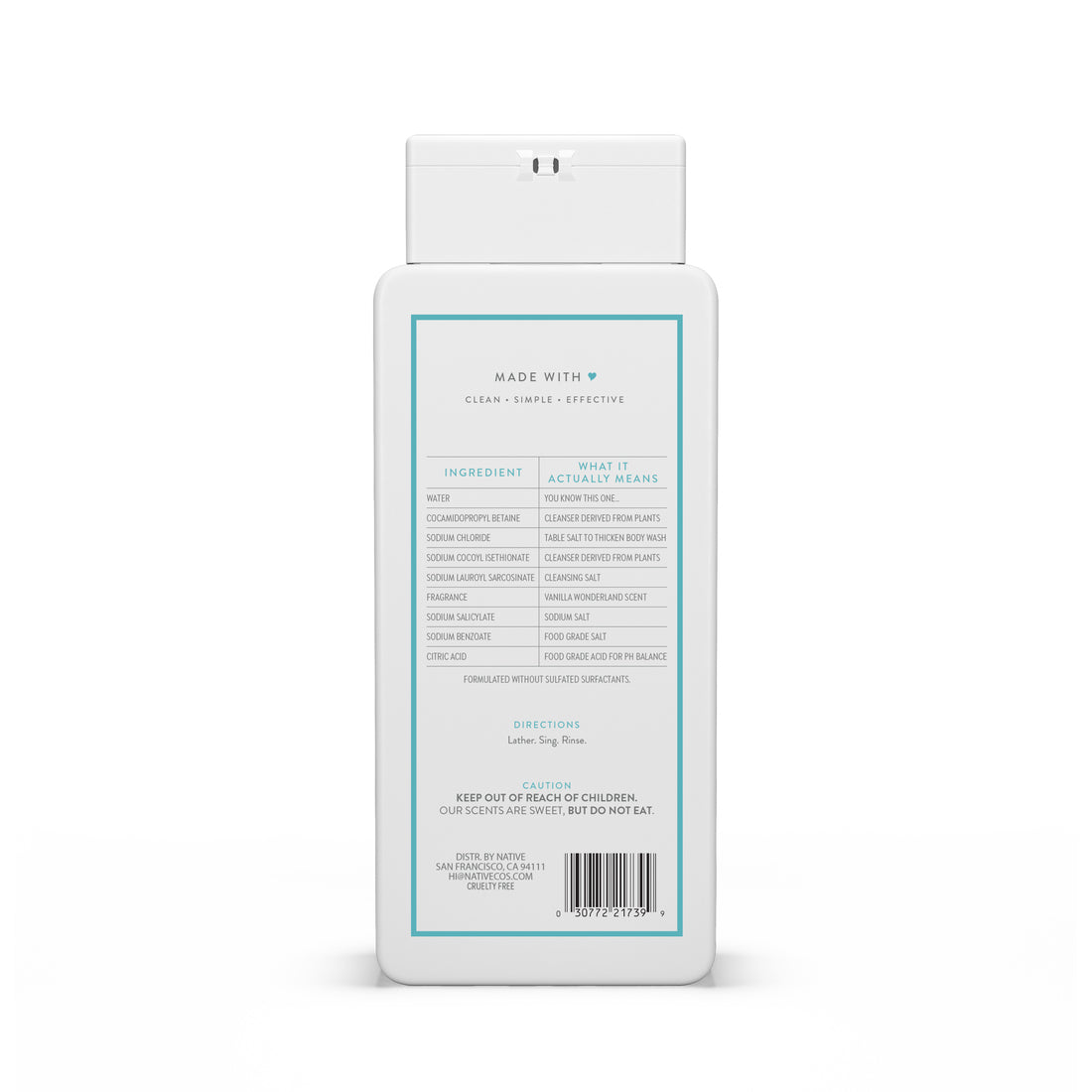 Native Limited Edition Vanilla Wonderland - 18oz/6pk