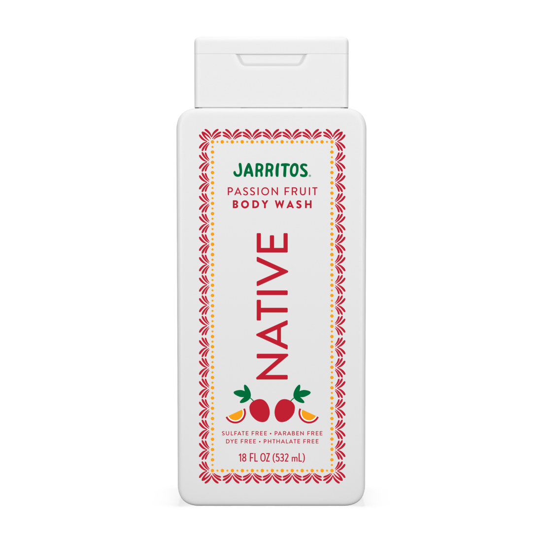 Native Limited Edition Passion Fruit Body Wash - 18oz/6pk