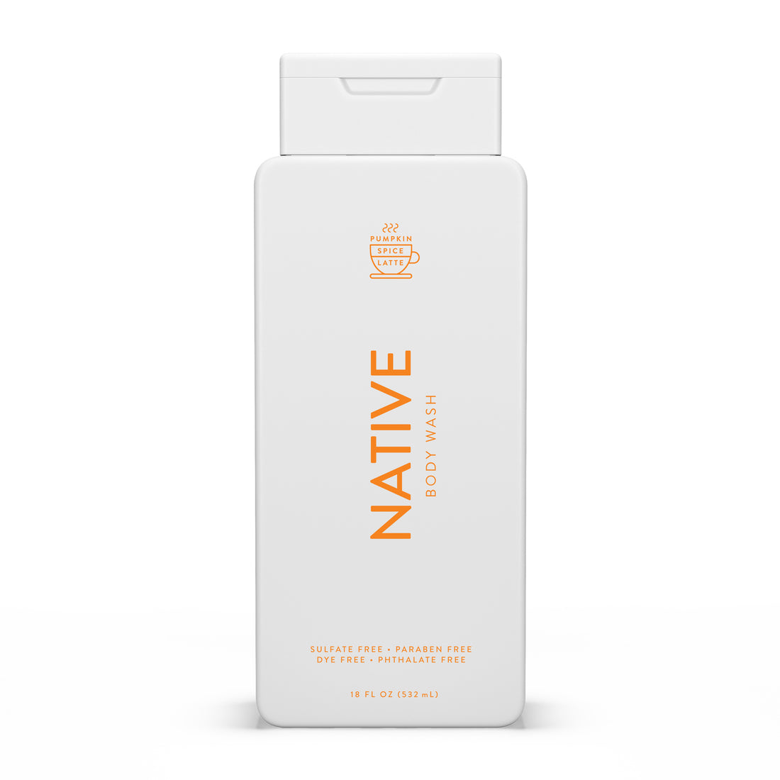 Native Pumpkin Spice Latte Body Wash - 18oz/6pk