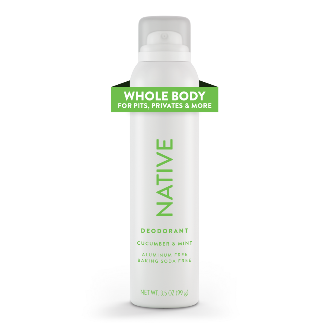 Native Cucumber & Mint Body Deodorant Spray - 3.5oz/12pk