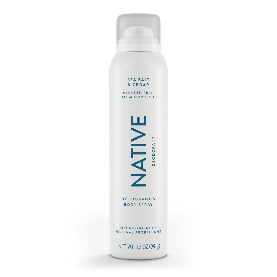 Native Deodorant & Body Spray Sea Salt & Cedar Aluminum Free for Women and Men - 2.65oz/12pk