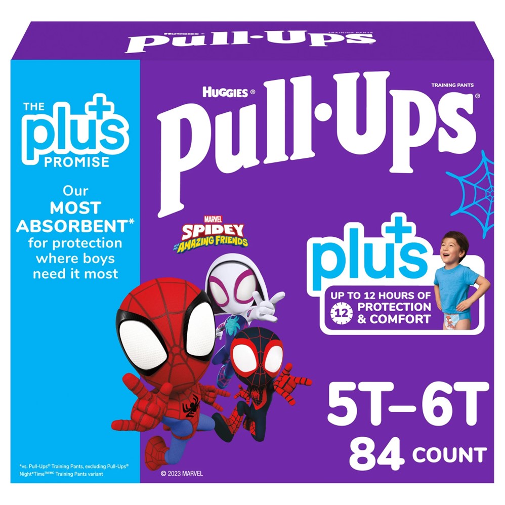 Huggies Pull-Ups Plus Training Pants 5T-6T Boy - 84ct/1pk