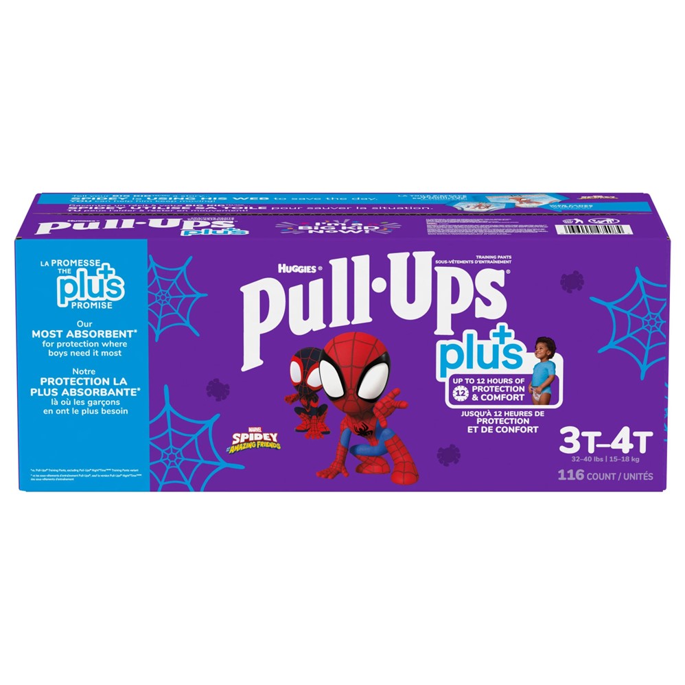 Huggies Pull-Ups Plus Training Pants 3T-4T Boy - 116ct/1pk