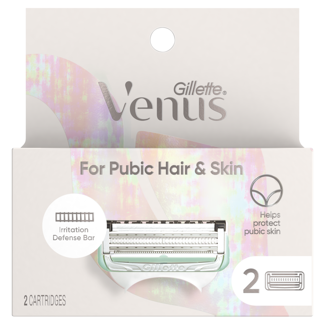 Gillette Venus for Pubic Hair and Skin Women's Razor Blades Refills - 2ct/48pk