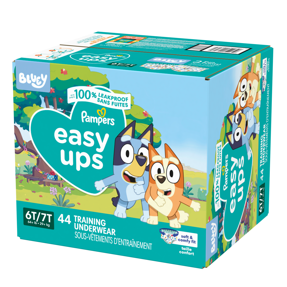 Pampers Easy Ups Training Underwear Boys Size 8 6T-7T - 44ct/1pk