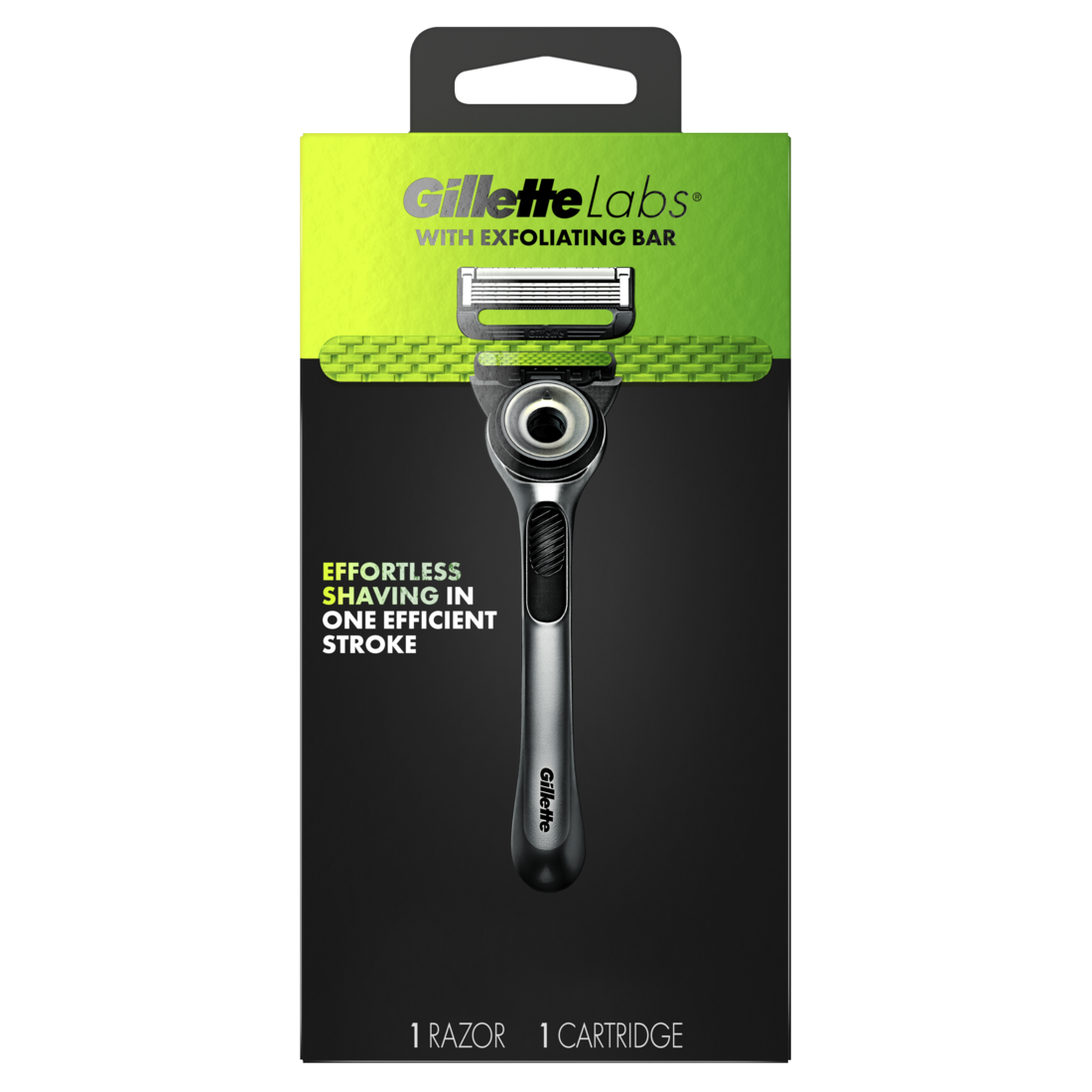 GilletteLabs Exfoliating Razor No Stand - 1ct/18pk