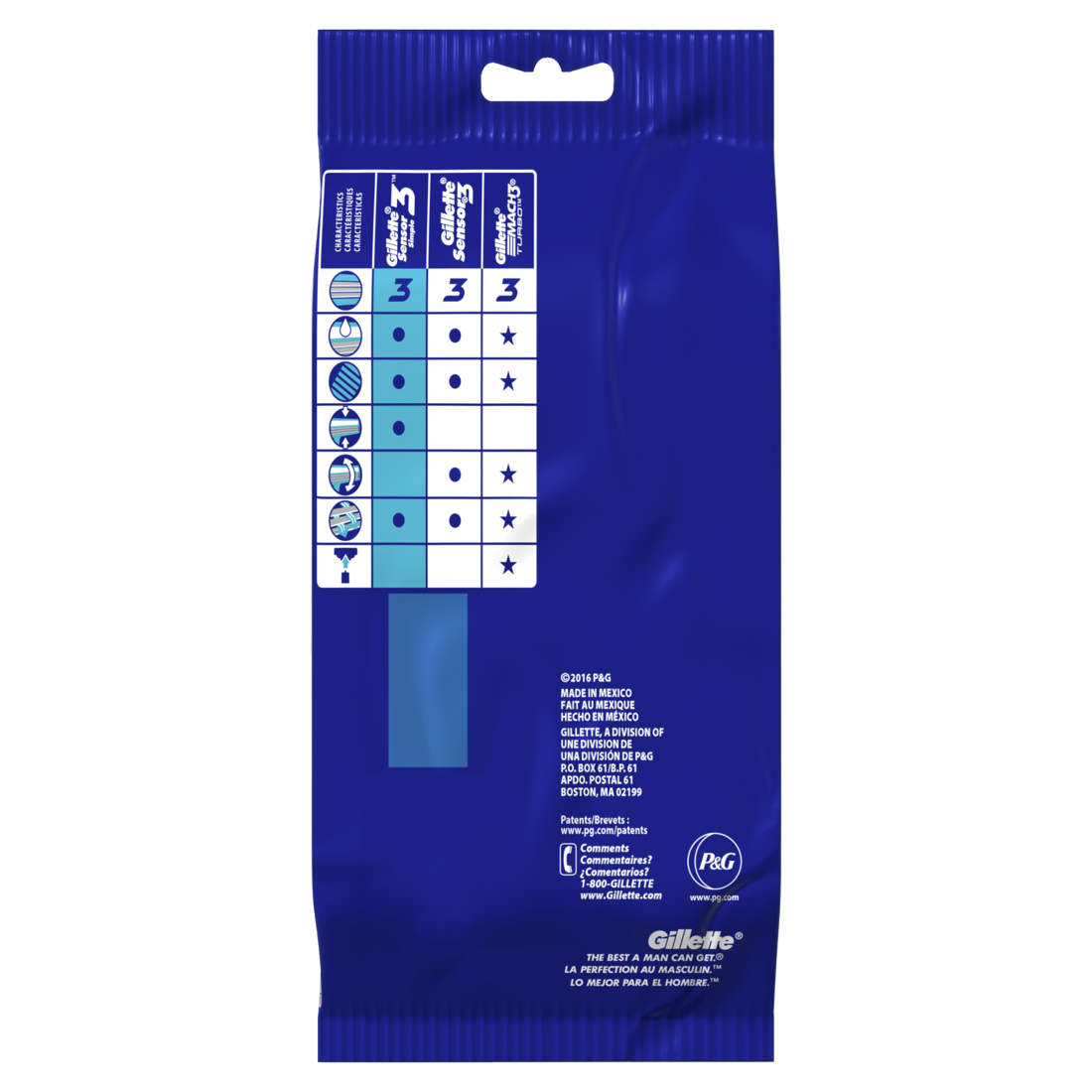 Gillette Sensor3 Simple Men's Disposable Razors - 8ct/32pk