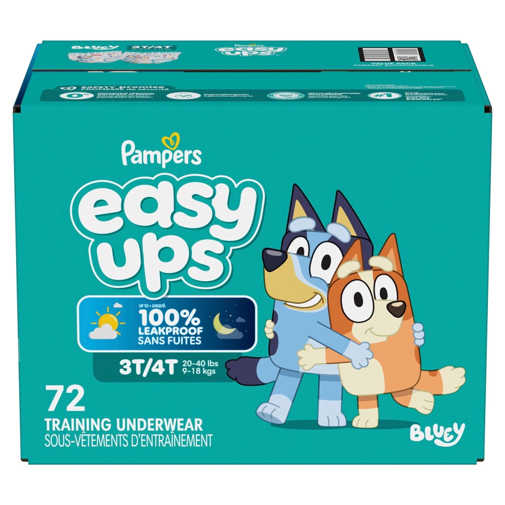 Pampers Easy Ups 3T-4T Value Bluey - 72ct/1pk