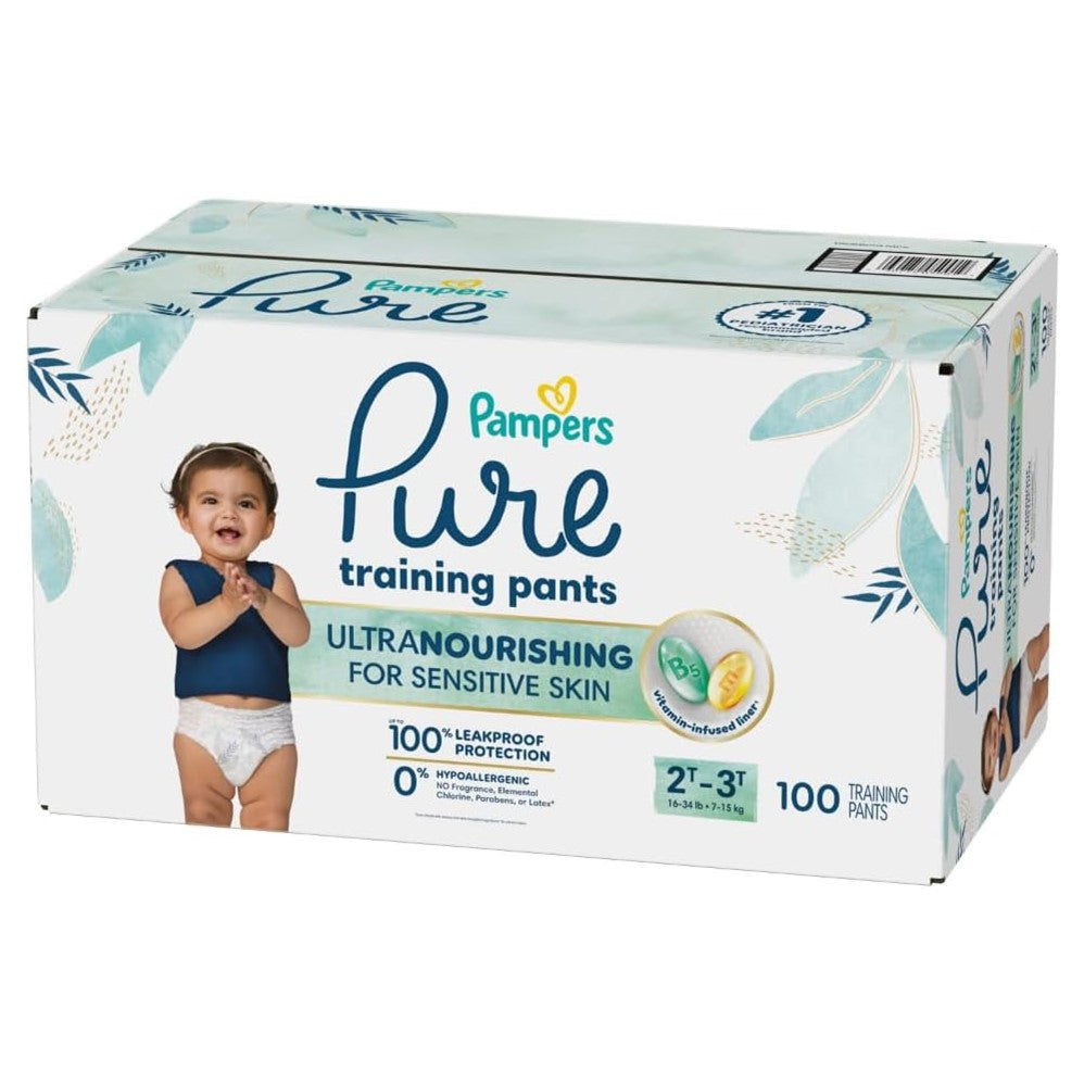Pampers Pure Pants 2T-3T Enormous Pack - 100ct/1pk