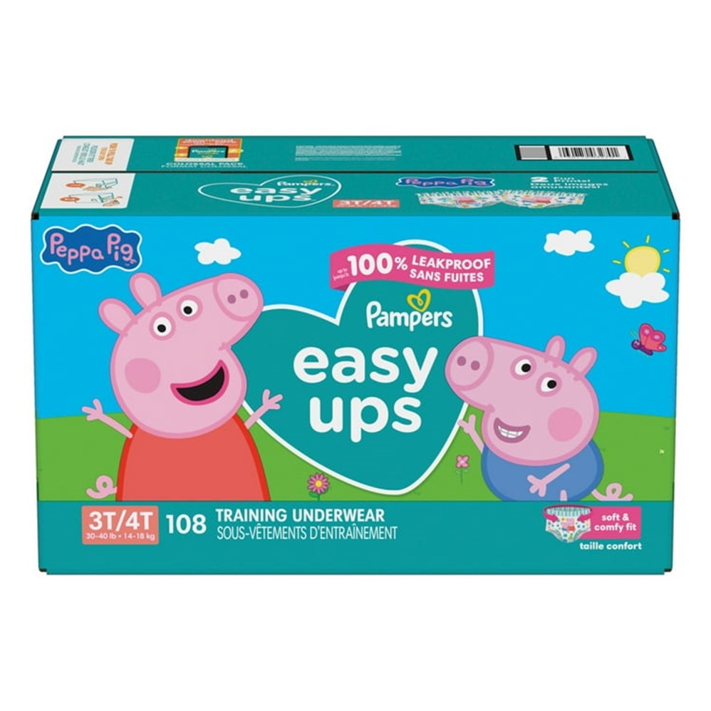 Pampers Easy Ups 3T-4T Colossal Peppa Pig - 108ct/1pk