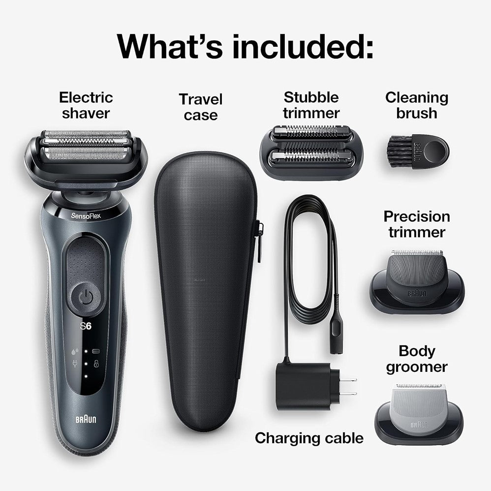 Braun Shaver 6046cs Charging Stand Black - 1box/2pk