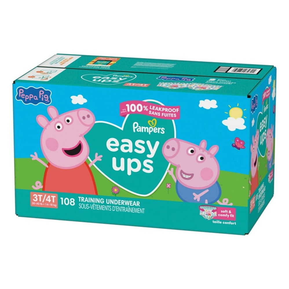 Pampers Easy Ups 3T-4T Colossal Peppa Pig - 108ct/1pk