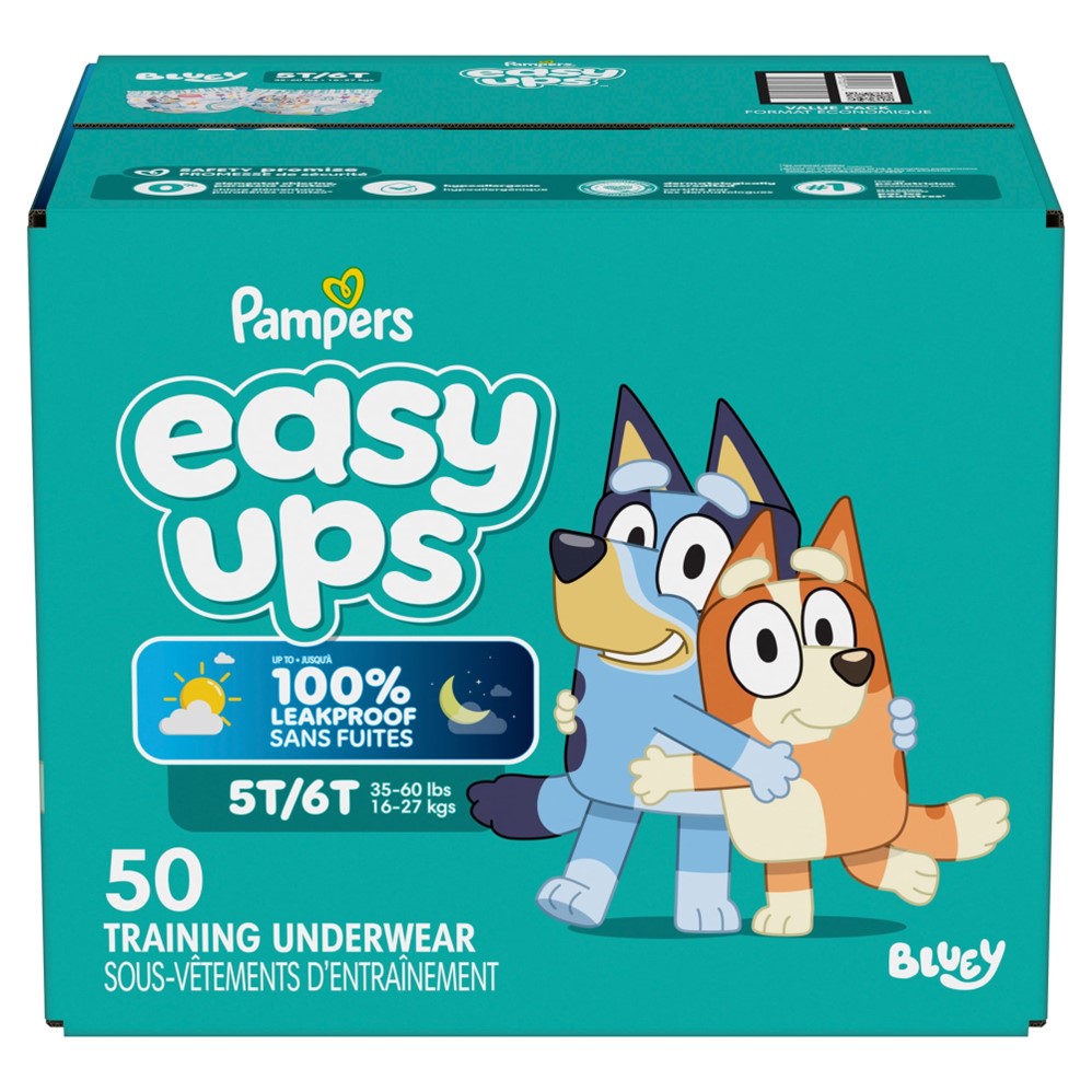Pampers Easy Ups 5T-6T Value Bluey - 50ct/1pk