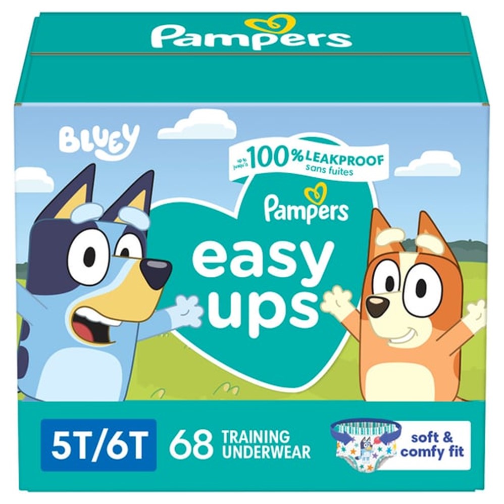 Pampers Easy Ups 5T-6T Giant Bluey - 68ct/1pk