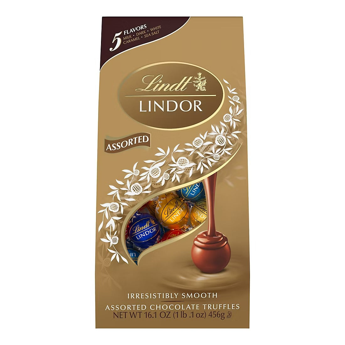 Lindt Lindor Assorted Chocolate Candy Truffles - 19oz/1pk