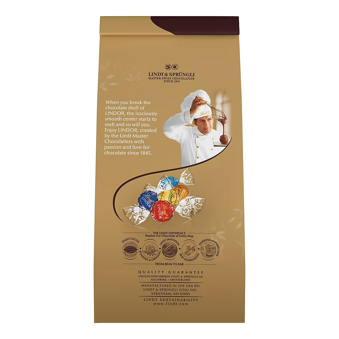 Lindt Lindor Assorted Chocolate Candy Truffles - 19oz/1pk