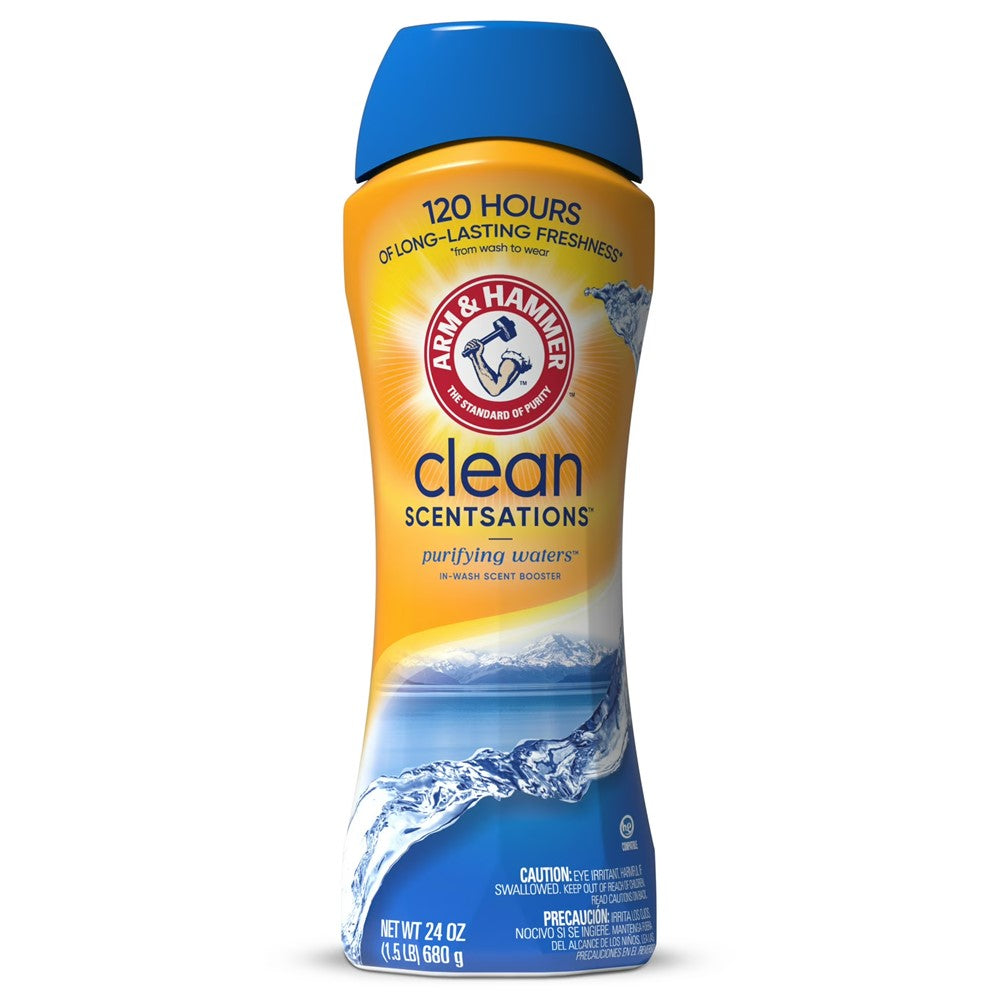 Arm & Hammer Scent Boosters Clean Scentsations Purifying Waters - 24oz/4pk