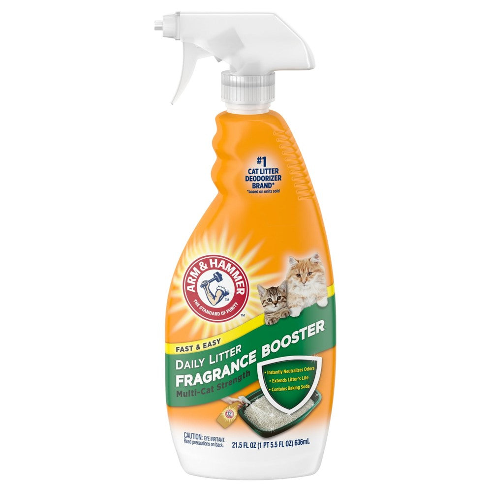 Arm & Hammer Cat Litter Deodorizer Fragrance Booster Spray - 21.5oz/8pk