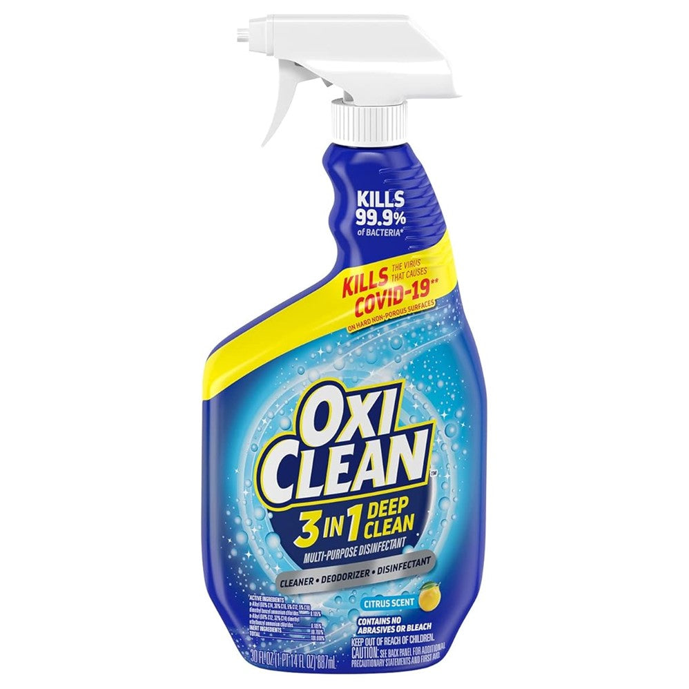 OxiClean 3-in-1 Deep Clean Multipurpose Disinfectant Spray - 30oz/8pk