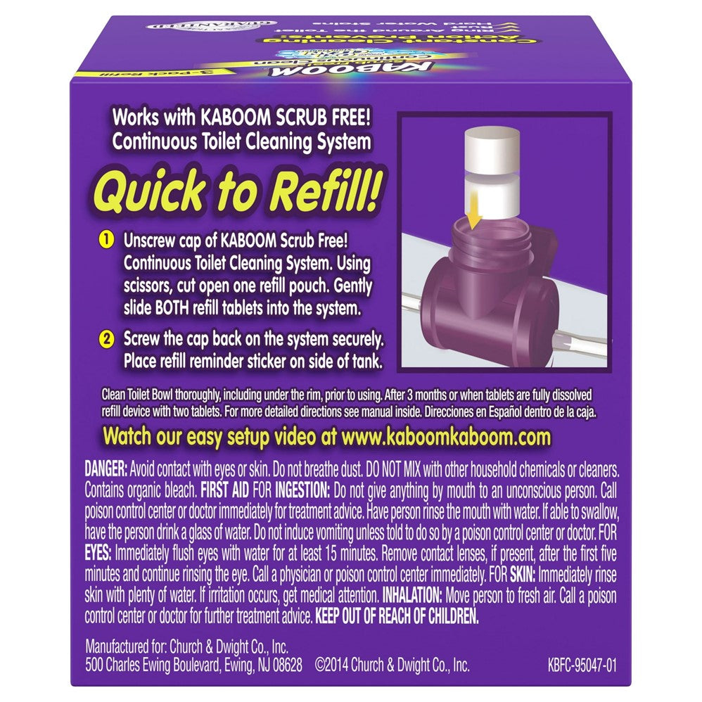 Kaboom Scrub Free Refill Twin Pack - 2ct/6pk