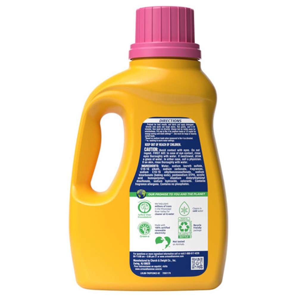 Arm & Hammer Liquid Laundry Detergent Tropical Paradise - 48.5oz/8pk