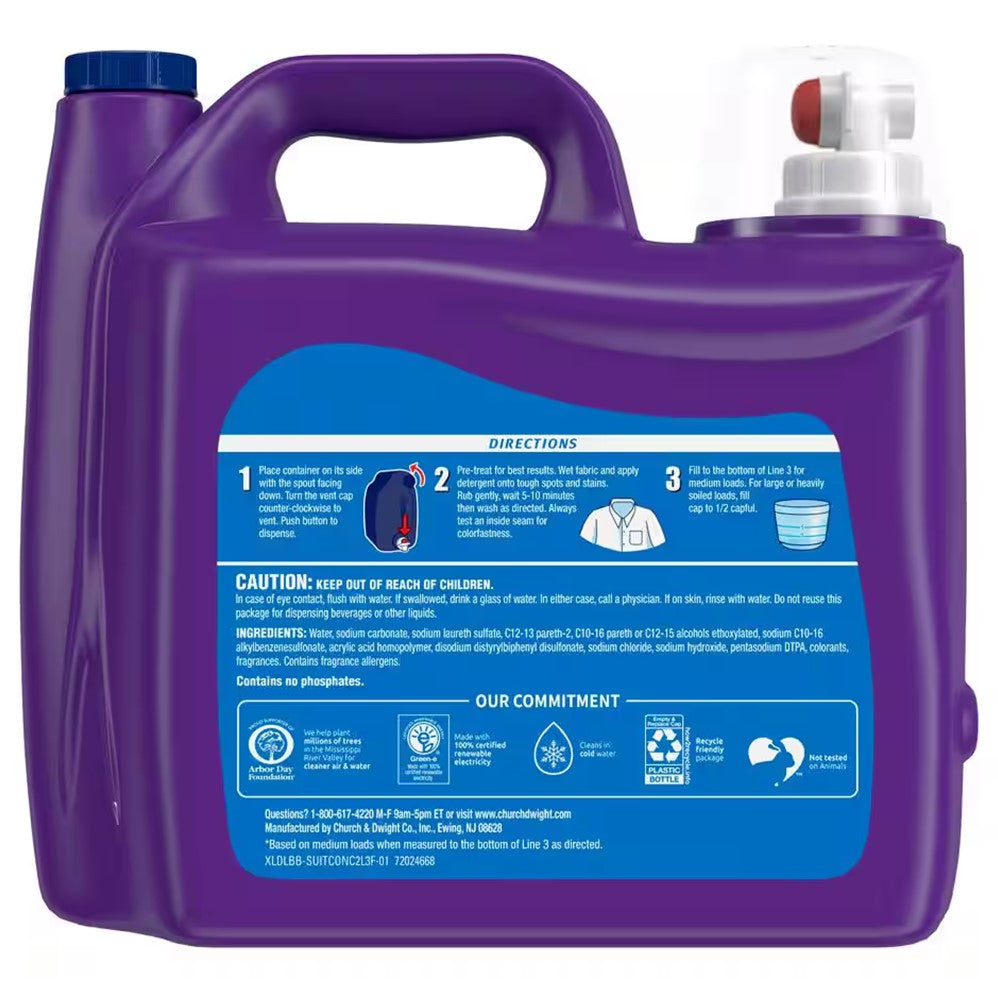 XTRA Liquid Laundry Detergent Calypso Fresh - 206.4oz/2pk