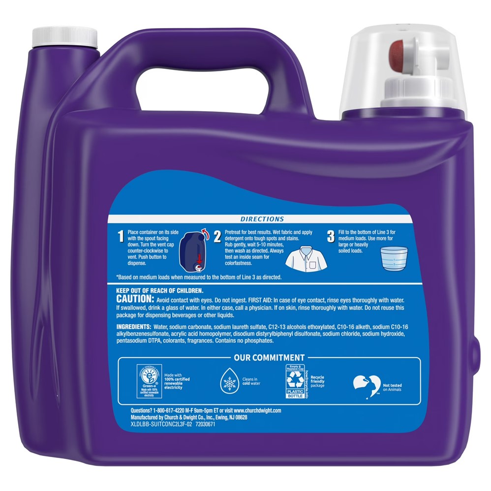 XTRA Liquid Laundry Detergent Tropical Passion - 206.4oz/2pk