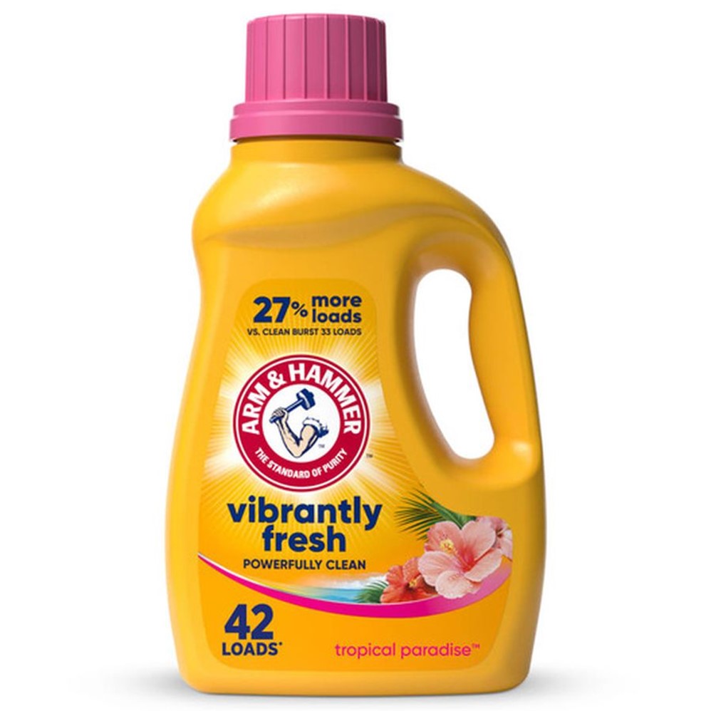 Arm & Hammer Liquid Laundry Detergent Tropical Paradise - 48.5oz/8pk